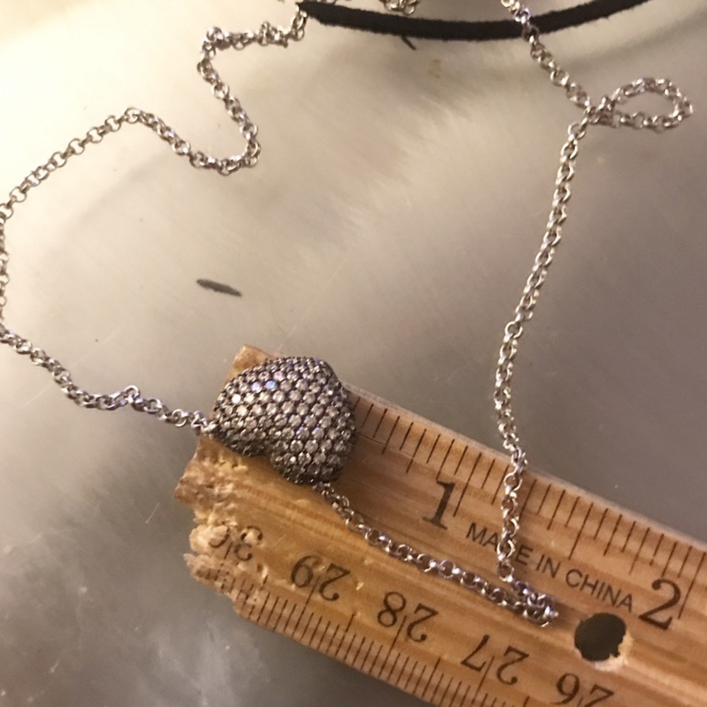 Valentine gift cz heart stainless steel necklace - Picture 8 of 8